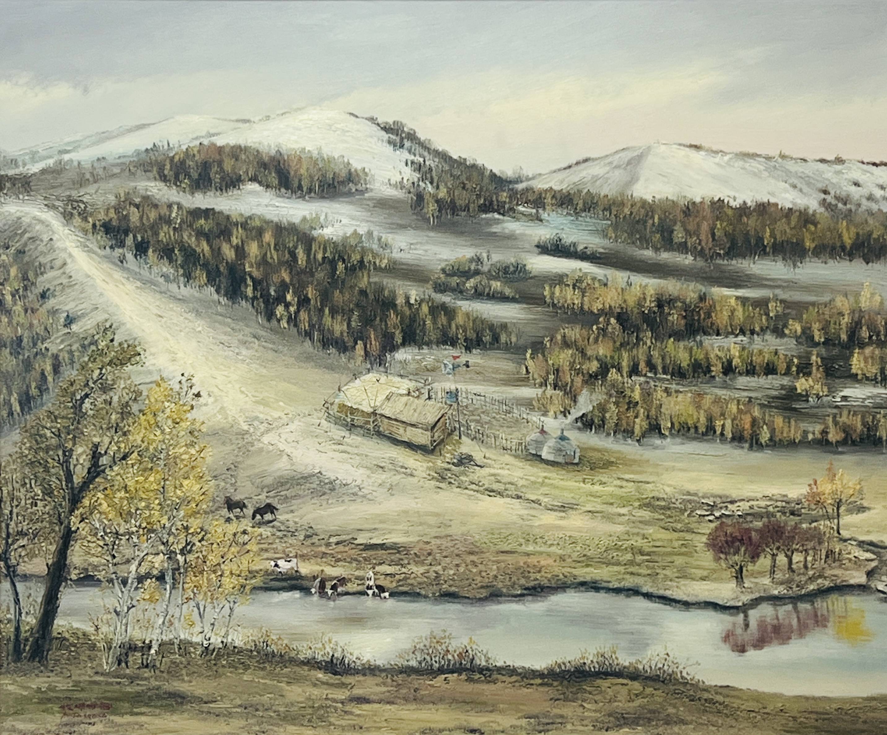 包军：中国油画家协会副主席，以“草原意象画派”重构草原美学