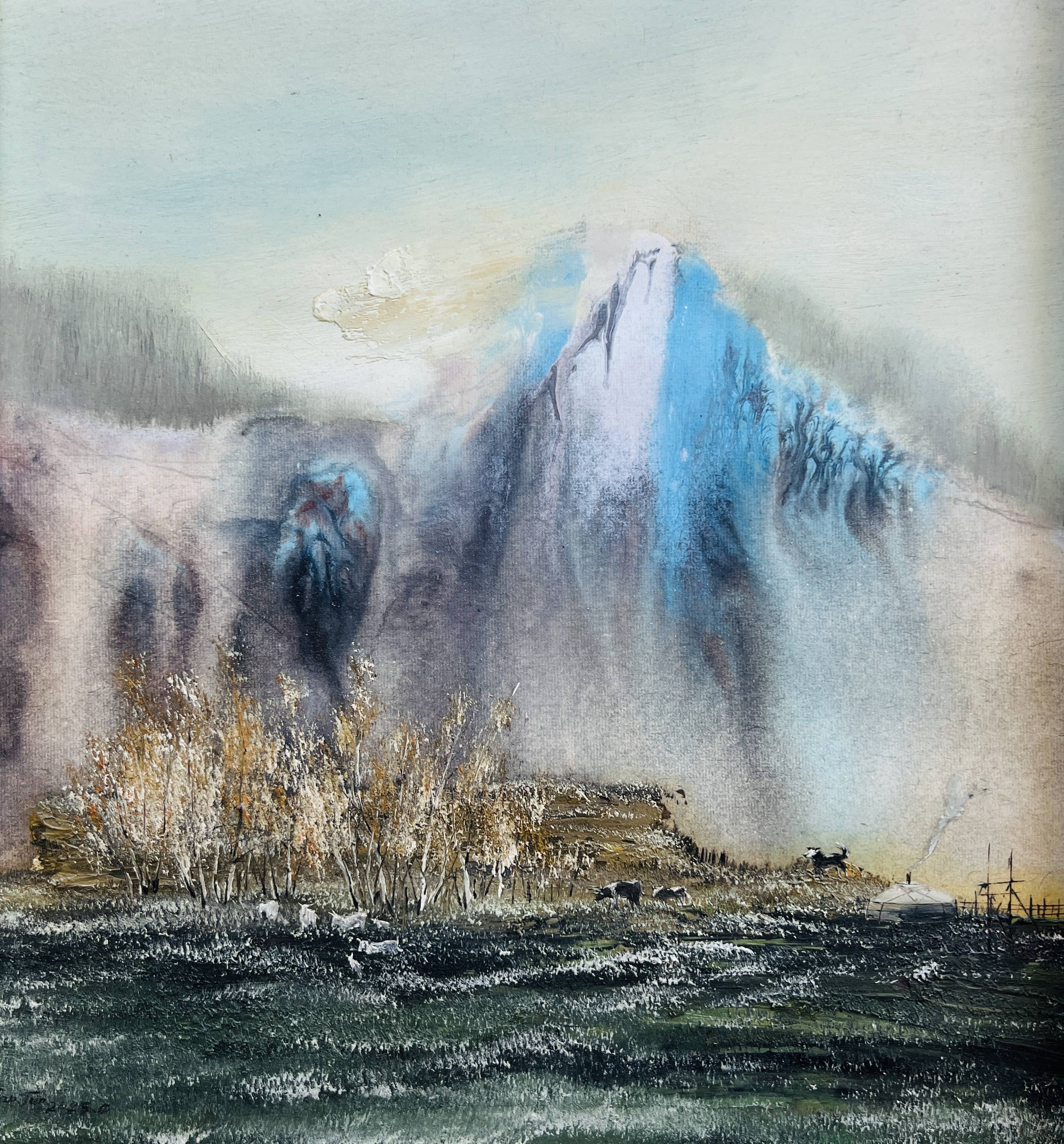 包军：中国油画家协会副主席，以“草原意象画派”重构草原美学