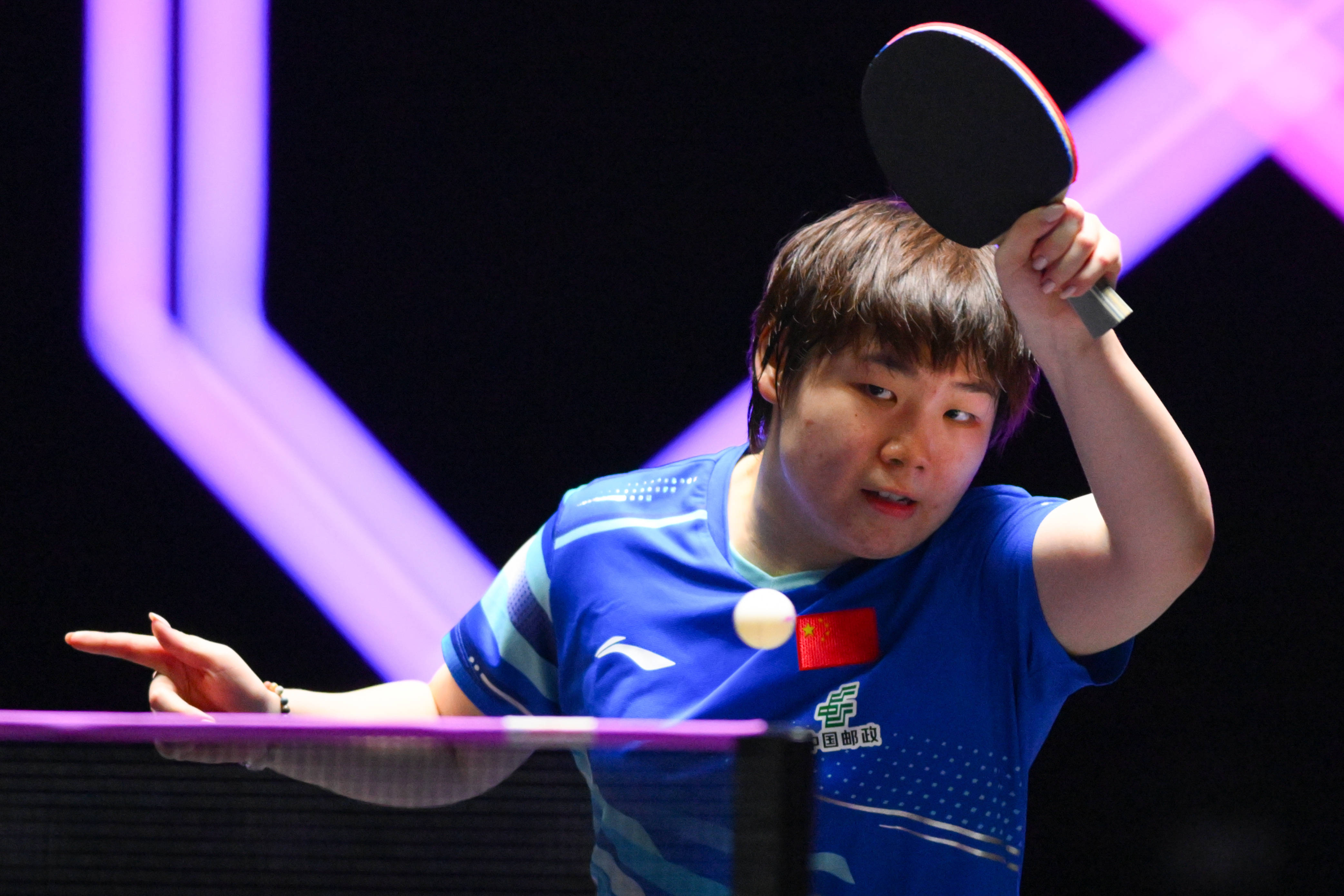 （体育）乒乓球——WTT澳门冠军赛：蒯曼晋级女单16强