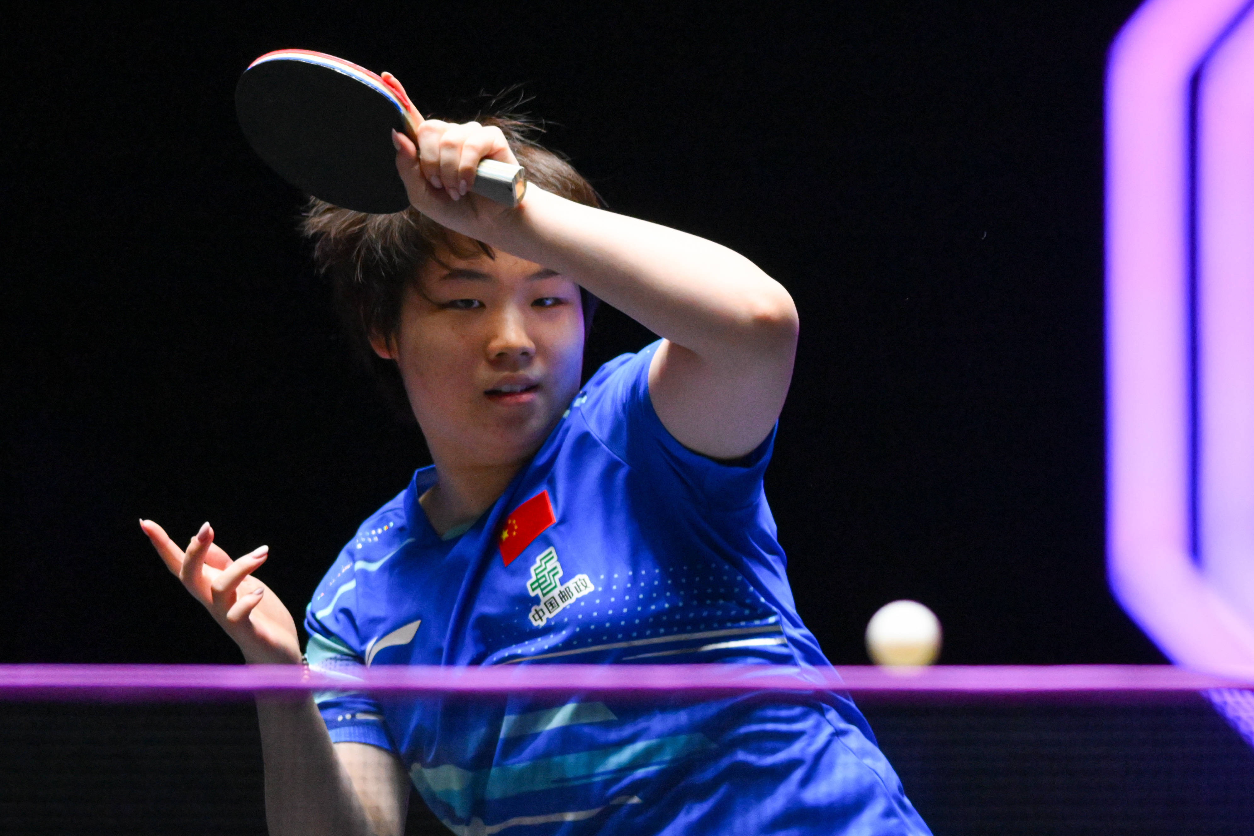 （体育）乒乓球——WTT澳门冠军赛：蒯曼晋级女单16强